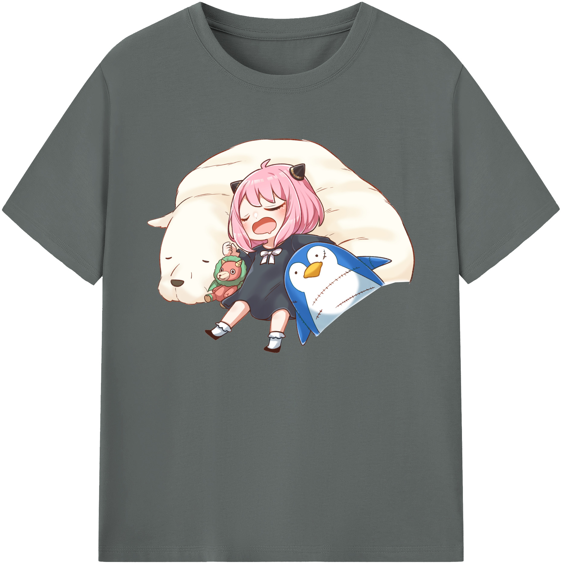 （画像用） SPY×FAMILY间谍家家酒 綿100％ メンズ半袖Tシャツ｜肌触りやわらか＆通気性